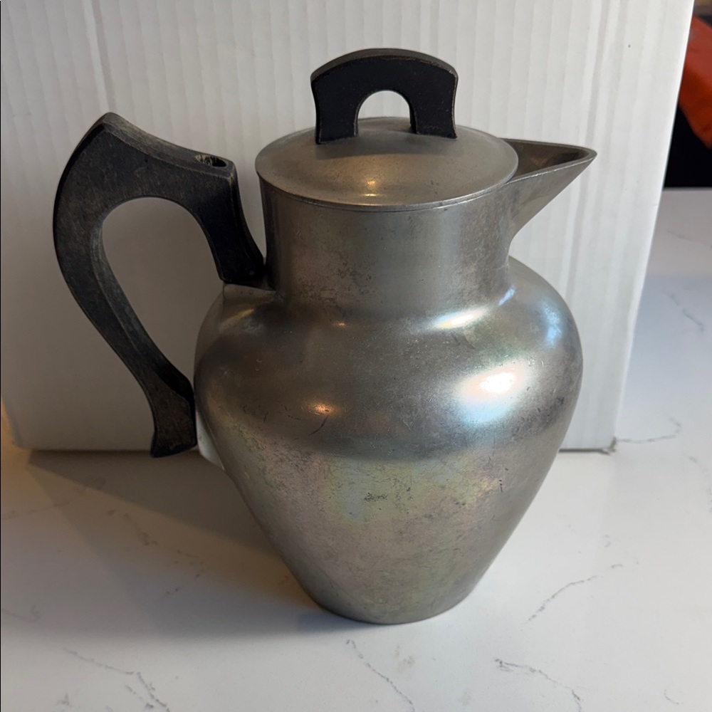 Vintage Stylish Silver and Black Pitcher